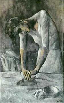  man - Woman Ironing 1904 cubist Pablo Picasso